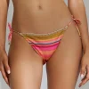 Watercult Dopamine Stripe Tie Side Bikini Pant - Dopamine Brights Fashion