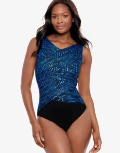 Miraclesuit Dot Com Brio Swimsuit - Blue Online
