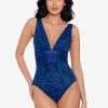 Miraclesuit Dot Com Odyssey Swimsuit - Blue New