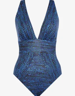 Miraclesuit Dot Com Odyssey Swimsuit - Blue New