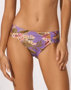 Watercult Dreamscape Tropics Regular Ruched Side Pant - Lilac Pastel Sale