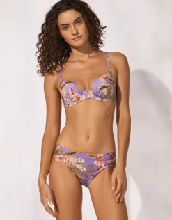 Watercult Dreamscape Tropics Regular Ruched Side Pant - Lilac Pastel Sale