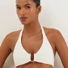 ViX Paula Hermanny Dune Jill Alanna Bikini Top - White Outlet