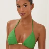 ViX Paula Hermanny Dune Tri Bikini Top - Green Outlet