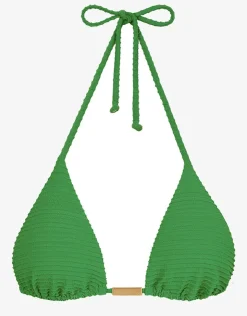 ViX Paula Hermanny Dune Tri Bikini Top - Green Outlet