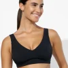 Lidea Eco Shape Bralette Crop Bikini Top - Black Fashion