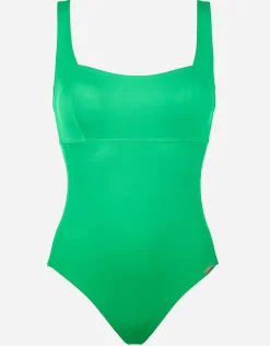 Lidea Eco Shape Square Neck Swimsuit - Lush Lime Hot