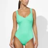 Lidea Eco Shape V Neck Swimsuit - Lush Lime Outlet