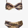 Maryan Mehlhorn Edge Underwired Bikini Set - Tiger Camo Discount