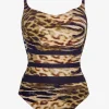 Maryan Mehlhorn Edge Underwired Swimsuit - Tiger Camo Fashion