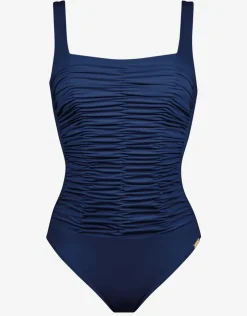 Maryan Mehlhorn Elements Square Neck Swimsuit - Indigo New