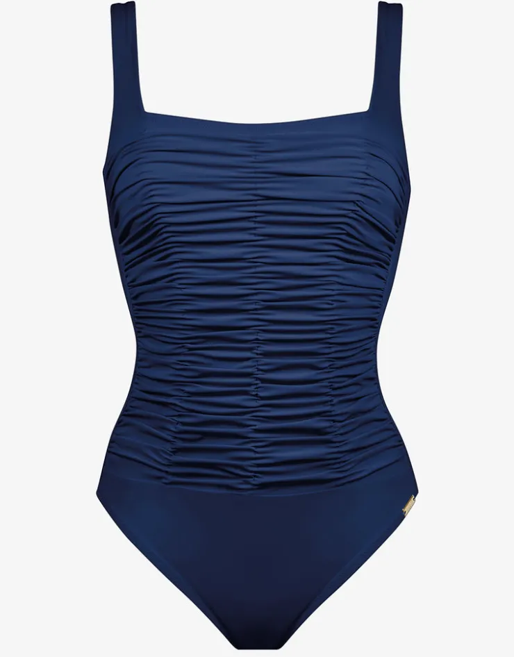 Maryan Mehlhorn Elements Square Neck Swimsuit - Indigo New