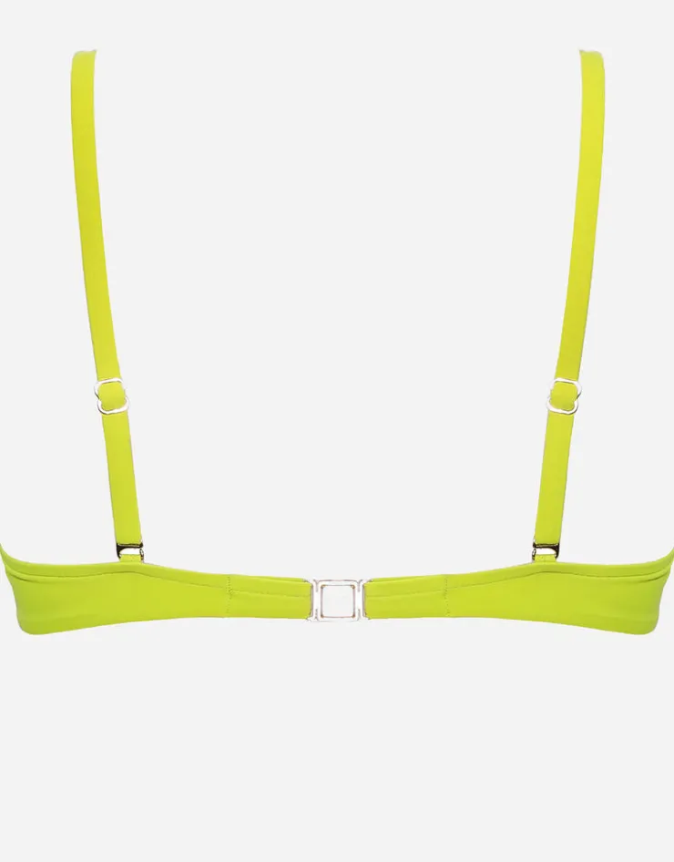 Maryan Mehlhorn Elements Underwired Bikini Top - Kiwi Green Discount