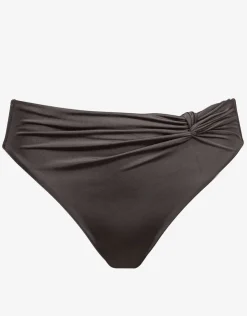 Maryan Mehlhorn Elevation Bikini Pant - Satin Zinc Outlet