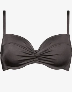 Maryan Mehlhorn Elevation Underwired Bikini Top - Satin Zinc Hot