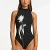 Jets Elora High Neck Swimsuit - Black Best