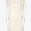 Lidea Embroidered Kaftan - Off White Discount