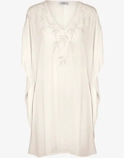Lidea Embroidered Kaftan - Off White Discount