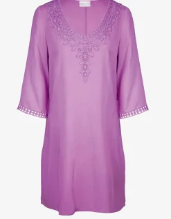 Charmline Embroidered Tunic - Violet Best