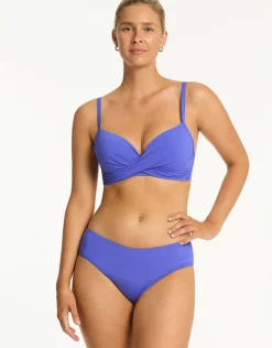 Sea Level Essentials Edit Mid Bikini Pant - Iris New