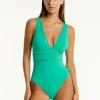 Sea Level Essentials Edit Spliced Swimsuit - Evergreen Online