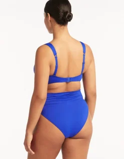Sea Level Essentials Underwired C/D Cup Bikini Top - Cobalt Outlet