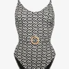 Watercult Ethno Craft Swimsuit - Black Canvas Best