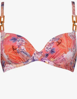 Maryan Mehlhorn Euphoria Gathered Underwired Bikini Top - Rose Infusion New
