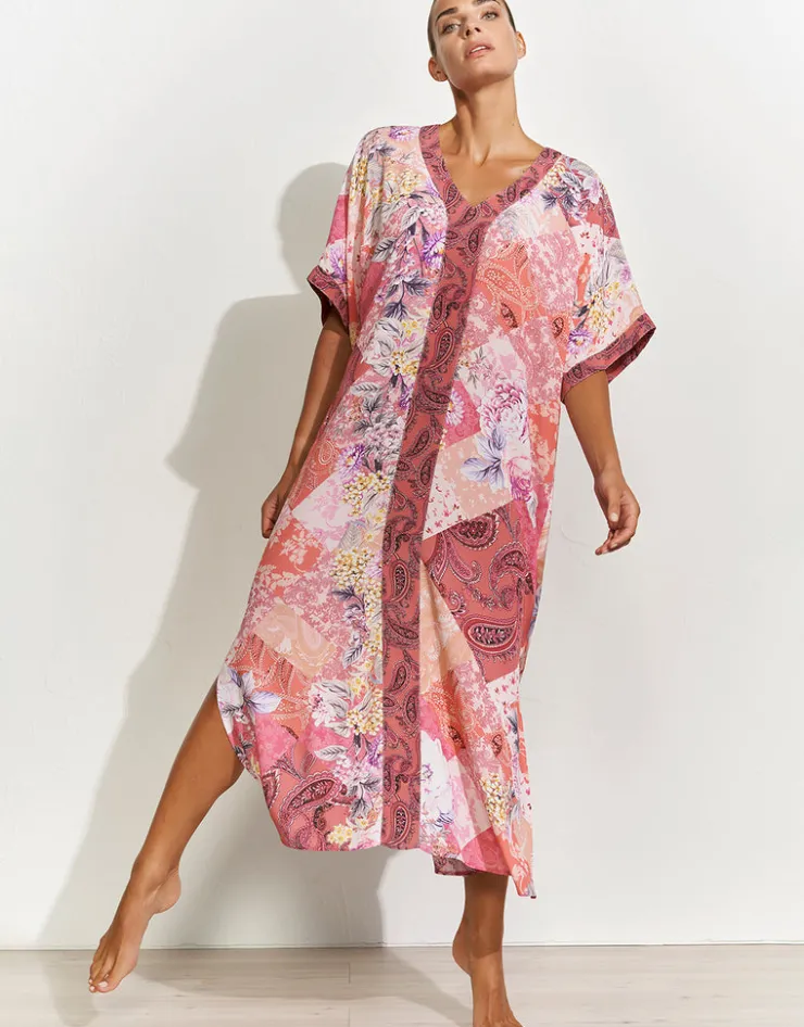 Maryan Mehlhorn Euphoria Maxi Kaftan - Rose Infusion Best