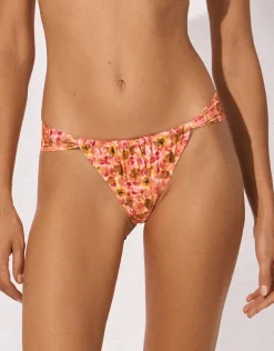 Watercult Euphoric Bloomwave Brazilian Bikini Pant - Sunsoaked Neons Sale