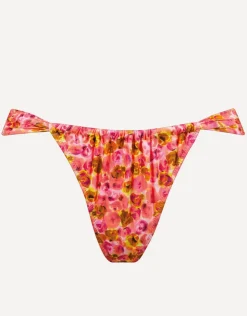 Watercult Euphoric Bloomwave Brazilian Bikini Pant - Sunsoaked Neons Sale