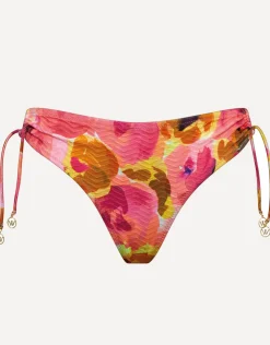 Watercult Euphoric Bloomwave Loop Side Bikini Pant - Sunsoaked Neons Fashion