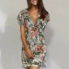 Watercult Exotic Dive Kaftan Dress - Retro Tropics New