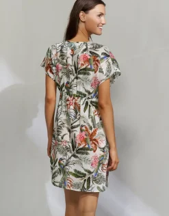 Watercult Exotic Dive Kaftan Dress - Retro Tropics New