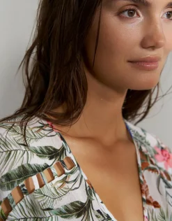 Watercult Exotic Dive Kaftan Dress - Retro Tropics New