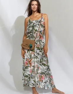 Watercult Exotic Dive Maxi Dress - Retro Tropics Discount