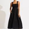 Seafolly Faithful Midi Dress - Black Hot
