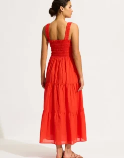 Seafolly Faithful Midi Dress - Flame Sale