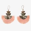 Iconique Fan Earrings - Pink Best