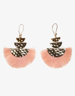 Iconique Fan Earrings - Pink Best