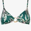 Watercult Fantasy Resort Ring Bralette Bikini Top - Jungle Boogie Best