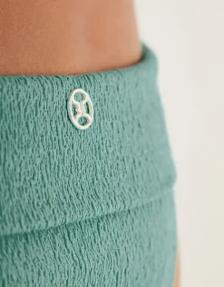 ViX Paula Hermanny Firenze Bia Tube Full Bikini Pant - Seaglass Clearance