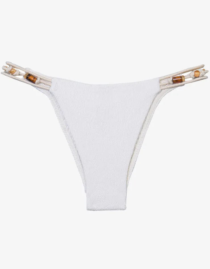 ViX Paula Hermanny Firenze Flora Brazilian Bikini Pant - Off White Online
