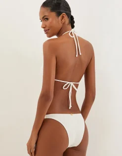 ViX Paula Hermanny Firenze Jolie Detail Brazilian Bikini Pant - White Outlet