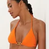 ViX Paula Hermanny Firenze Jolie Tri Bikini Top - Marigold Hot