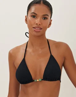 ViX Paula Hermanny Firenze Kiana Tri Bikini Top - Black Online