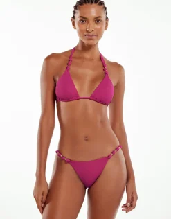 ViX Paula Hermanny Firenze Paula Bikini Pant - Pink Hot