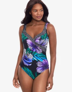 Miraclesuit Flora Aura It's A Wrap Swimsuit Hot