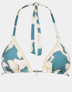 Watercult Floral Abstract Triangle Bikini Top - Puffy Sky Fashion