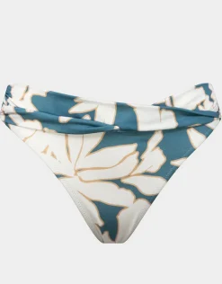 Watercult Floral Abstract Twist Front Bikini Pant - Puffy Sky Discount